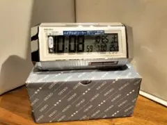 新品未使用品SEIKO ハイブリッドソーラー電波目覚まし時計