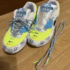 美品 Nike Air Max WORLDWIDE ネオンイエロー 最終値下げ