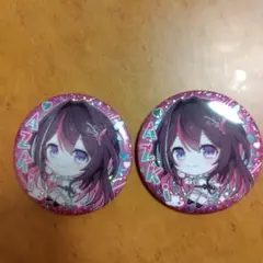 AZKi ホロライブ　缶バッヂ2個