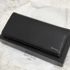 【美品】ポールスミス　Paul Smith 長財布　マルチストライプ　フラップ