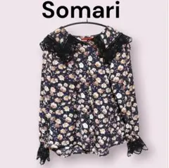 somari ビッグカラーレース花柄ブラウスのサムネイル