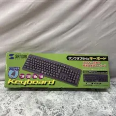 【新品】サンワサプライ有線USBキーボード 日本語109配列SKB-109UBKのサムネイル