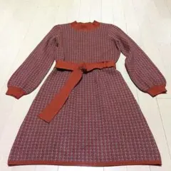 ♥美品！人気ブランドredyazel ニットワンピースブラウン