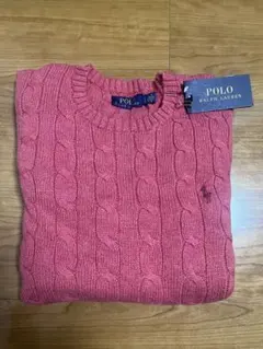 Polo Ralph Lauren ピンク ケーブルニット