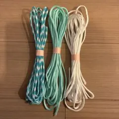 4mmパラコード 各5m×3色セット