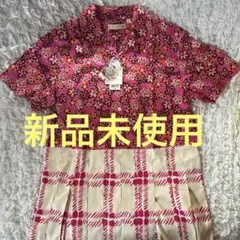 【新品未使用】MARNI UNIQLO オープンカラープリーツワンピース 半袖のサムネイル