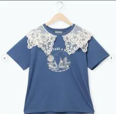 新品シアーレースえり付きTシャツ❤️タイムセール