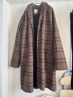 GAP コート　レディース　メンズ　チェック柄