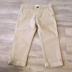 ZARA BOYS ベージュ ロールアップパンツ 4