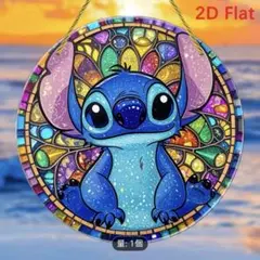 限定　スティッチ アクリル　サンキャッチャー　Disney 壁飾り　ドア飾り　光