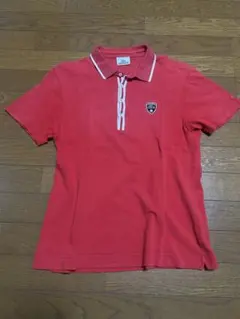 LACOSTE 半袖ポロシャツ レッド