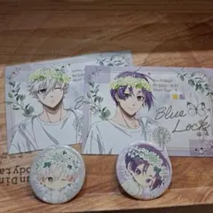 凪誠士郎 御影玲王 ブルーロック flower crown 特典　缶バッチ