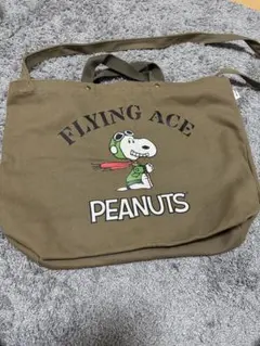 niko and... PEANUTS フライングエース トートバッグ