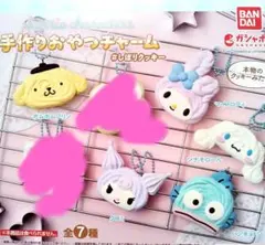 匿名配送　5種　サンリオキャラクターズ　手作りおやつチャーム　しぼりクッキー