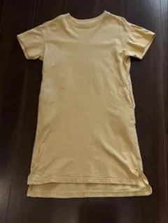 UNIQLO ベージュ 半袖ワンピース 140cm