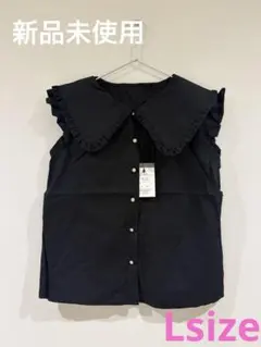 【新品未使用】GRL ブラック ノースリーブシャツ