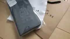 COACH コーチ 財布　アコーディオン財布コーチ グラフィックCW715グレー