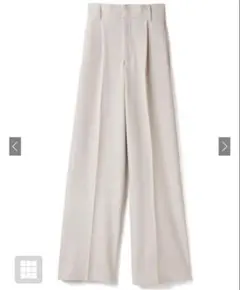 GRL / センタープレスワイドタックロングパンツ [gm615]