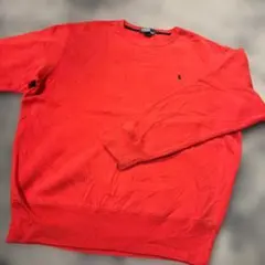 90S　POLOラルフローレン　ワンポイントスウェット　M