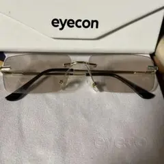 eyecon リムレスサングラス