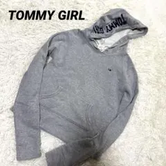 TOMMY GIRLトミーガール　パーカー　フード　グレー