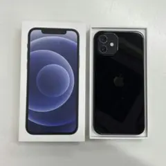 【iphone12】128GB バッテリー100%　黒　SIMフリーのサムネイル