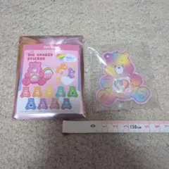 未開封　ケアベア　ビッグシェイカーステッカー　トゥギャザーネスベア