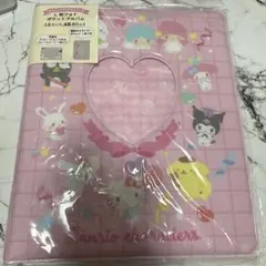 新品　サンリオ　L判　フォトアルバム　シール手帳　ハローキティ　シナモロール