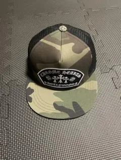 CHROME HEARTS クロムハーツ 迷彩トラッカーハット クロムハーツ ハリウッド FUCK トラッカーキャップ 迷彩 カモ