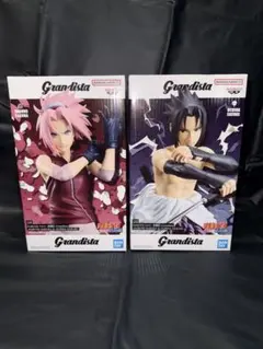 Grandista フィギュアセット サクラ サスケ ナルト - メルカリ