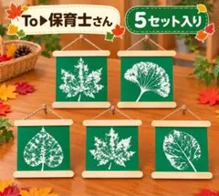 秋 製作キット 5セット 葉っぱ 保育教材 壁面飾り