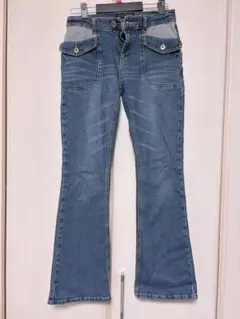 ECLATMER ブーツカットデニム パンツ
