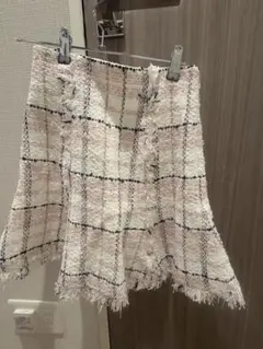 snidel ピンクツイード ミニスカート 0サイズ タグ付き