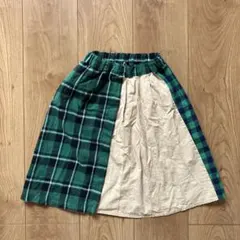 チェック柄スカート 120cm