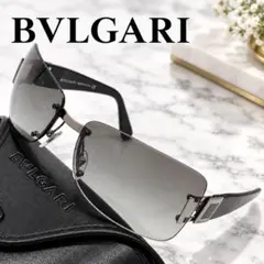 BVLGARI ブルガリ リムレス シールド サングラスパープル Y2K 希少