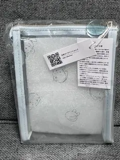 新品　クーリア　チンチラ柄 クリアポーチ　ビニールポーチのサムネイル