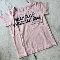ピンク ロゴTシャツ 110のサムネイル