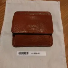 未使用◆genten（ゲンテン）ゴートベーシック　フラグメントケース　レザー財布