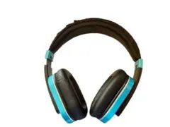 ワイヤレスヘッドホン 青と黒