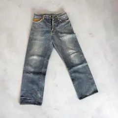 希少 EVISU PARIS Lot.1471 家紋ゴールド刺繍 デニム W32 - メルカリ
