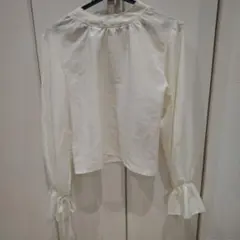 値下げ【美品】URBANITY ブラウス ハイネック キャンディスリーブ L