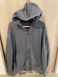 ザラ オーバーサイズ ジップアップフーディ パーカー スウェット