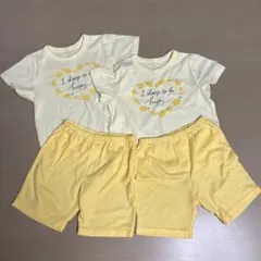 西松屋　双子　パジャマ上下2セット