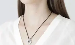 クレストブリッジ　チェックハートネックレス