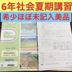 ㉓み　希少❣️ サピックス SAPIX 小学6年 社会 テーマ　重要教材 ㉓み 希少❣️ サピックス SAPIX 小学6年 社会 テーマ 重要教材 - メルカリ