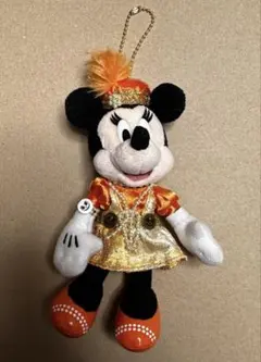ディズニー ハロウィン2015 ミニー ぬいぐるみバッジ パンプキン 仮装