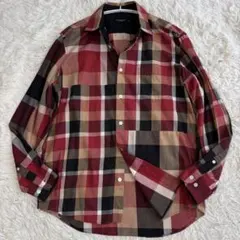 ブルーレーベルクレストブリッジ チェック シャツ コットン 洗える 