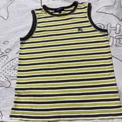 美品☆BURBERRY ☆ストライプ ノースリーブタンクトップ ☆１２０のサムネイル