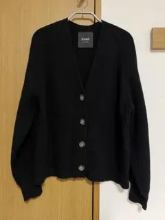 【ジャーナルスタンダード】ブラック ニットカーディガン