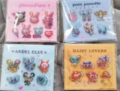 ナルミヤキャラクター セブンイレブン限定 ぷっくりシール コンプリート ４種